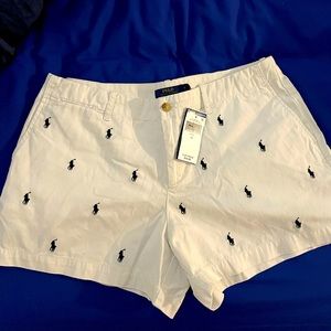 Polo Ralph Lauren Logo Shorts - New w/ Tags - size 10